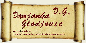 Damjanka Glođović vizit kartica